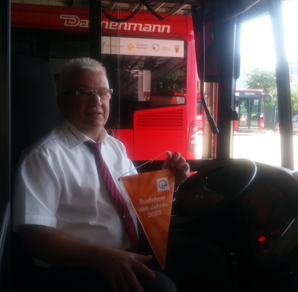 Marco Kalubba ist Busfahrer des Jahres 2020